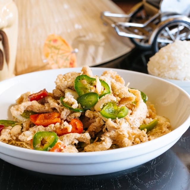 Salt & Pepper Chicken.