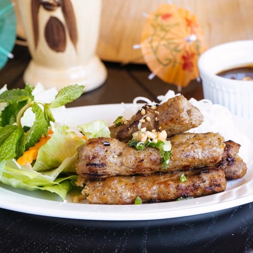 Grilled Meatballs.
