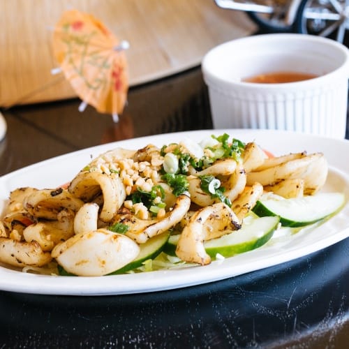 Grilled Squid.