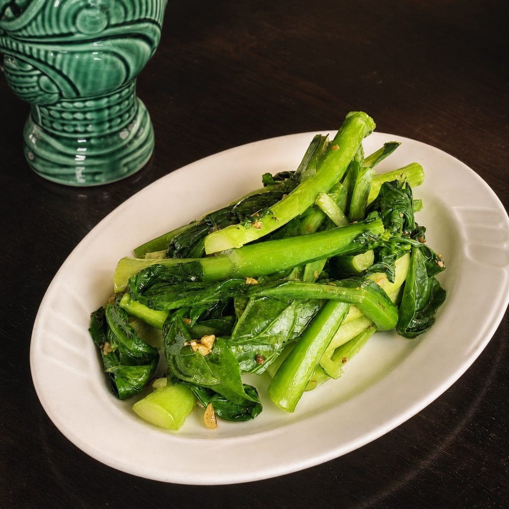 Tender Greens with Garlic.