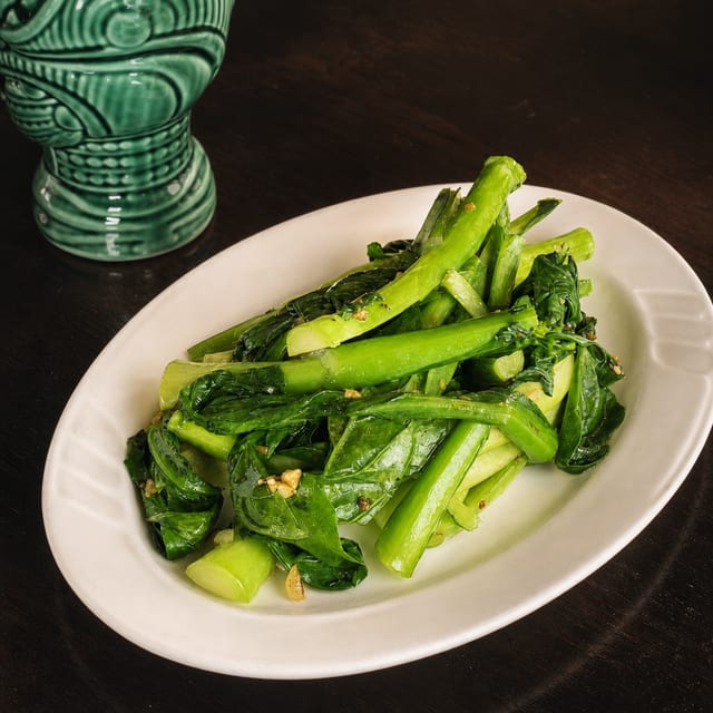 Tender Greens with Garlic.