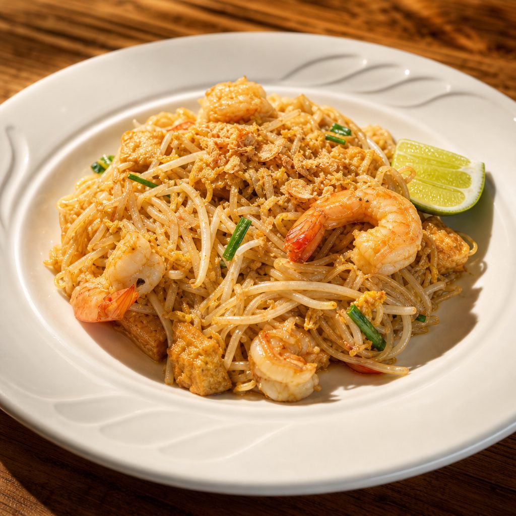 Shrimp Pad Thai.