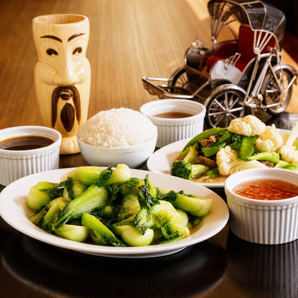 Bok Choy with Garlic.