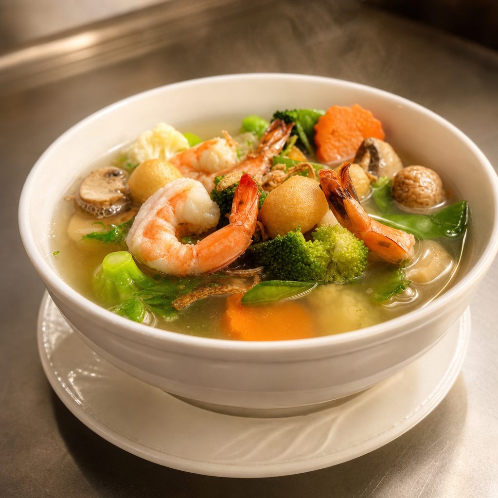 Seafood Noodle Soup.