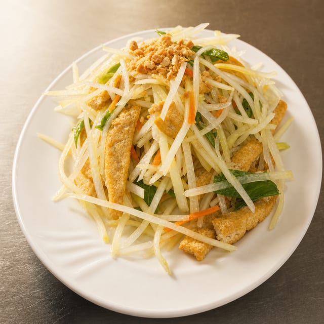 Tofu Papaya Salad.