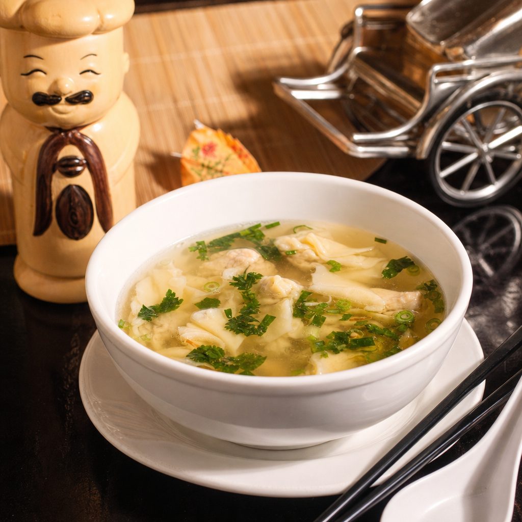 Wonton Noodle Soup.