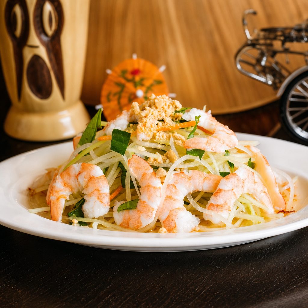 Shrimp Papaya Salad.