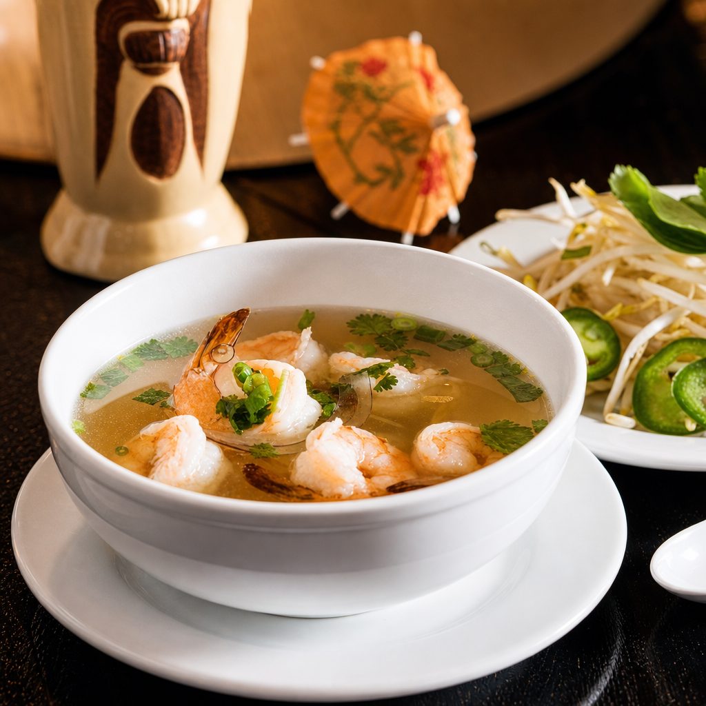 Shrimp Noodle Soup.