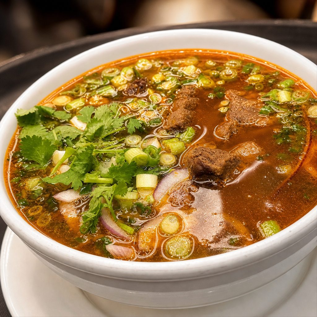 Beef Stewed Noodle Soup.