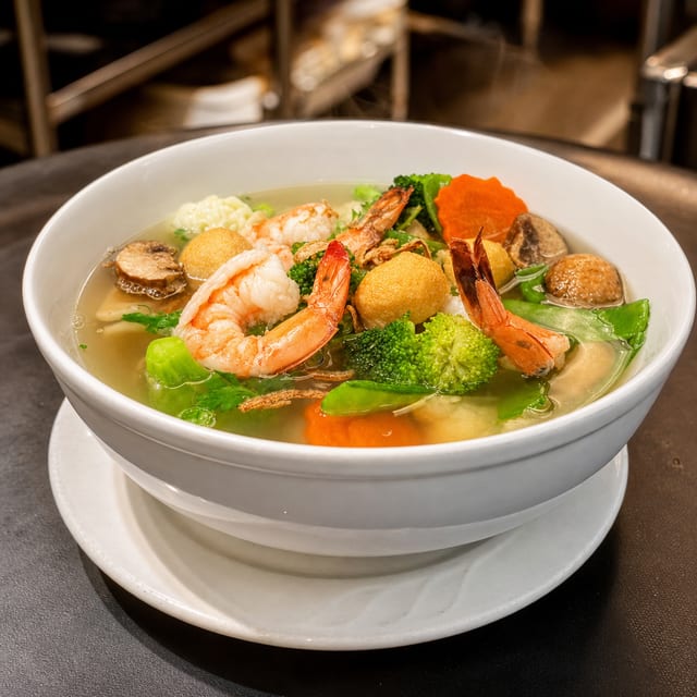 Seafood Noodle Soup.