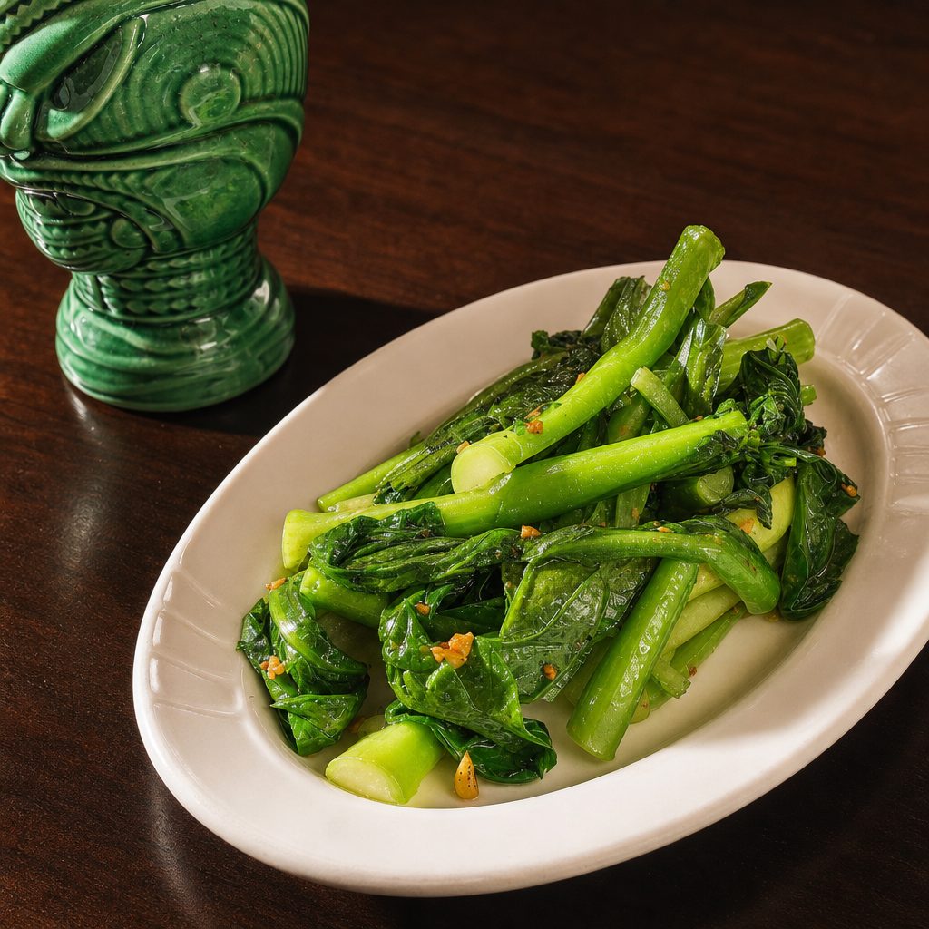 Tender Greens with Garlic.