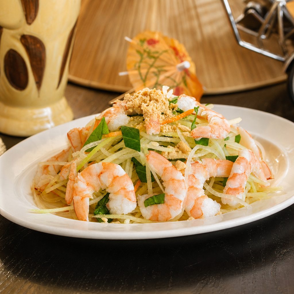 Shrimp Papaya Salad.