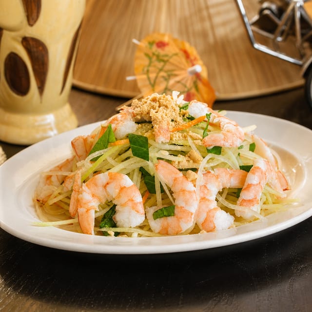 Shrimp Papaya Salad.