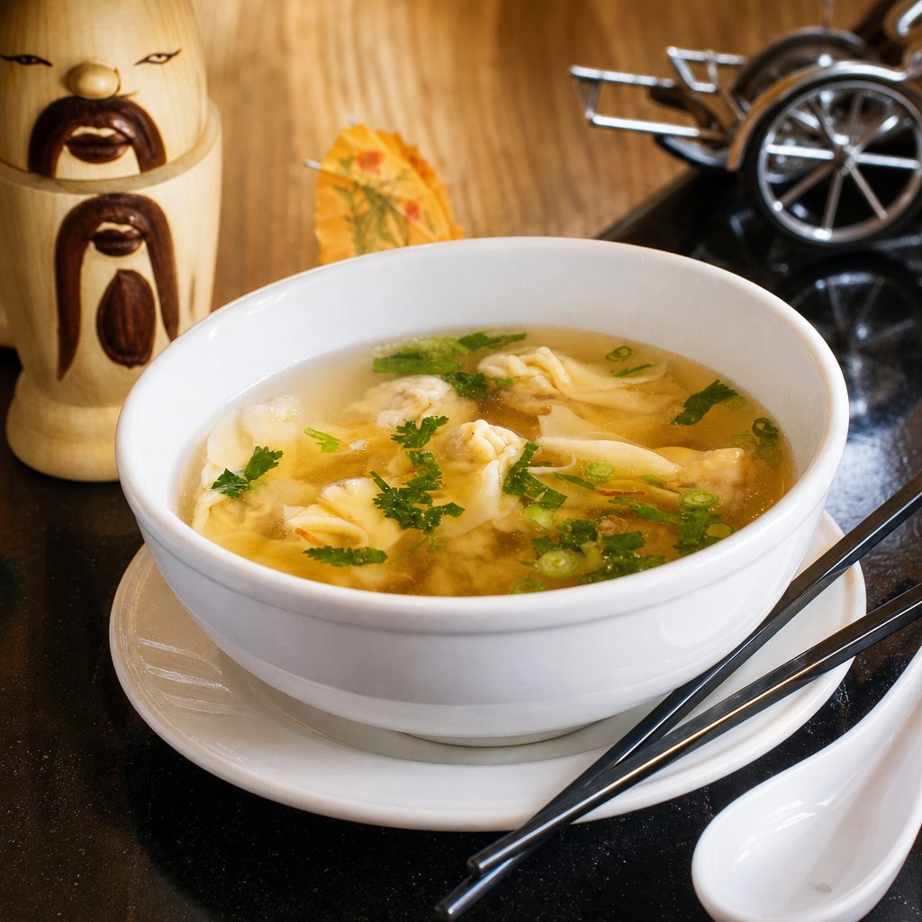 Wonton Noodle Soup.