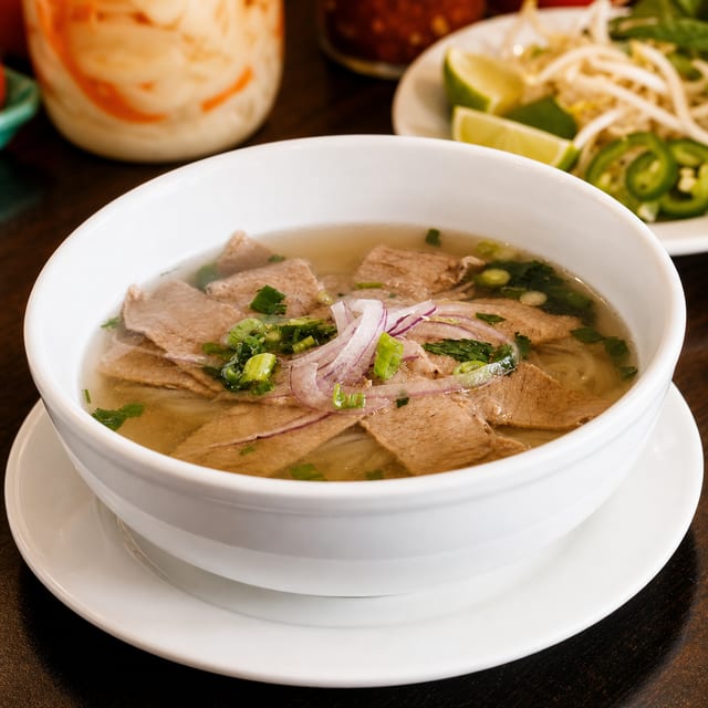 Beef Brisket Noodle Soup.