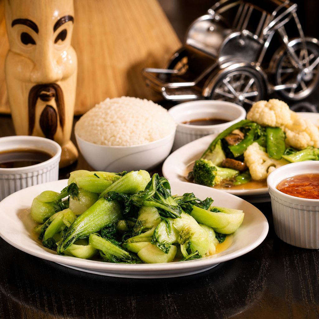 Bok Choy with Garlic.