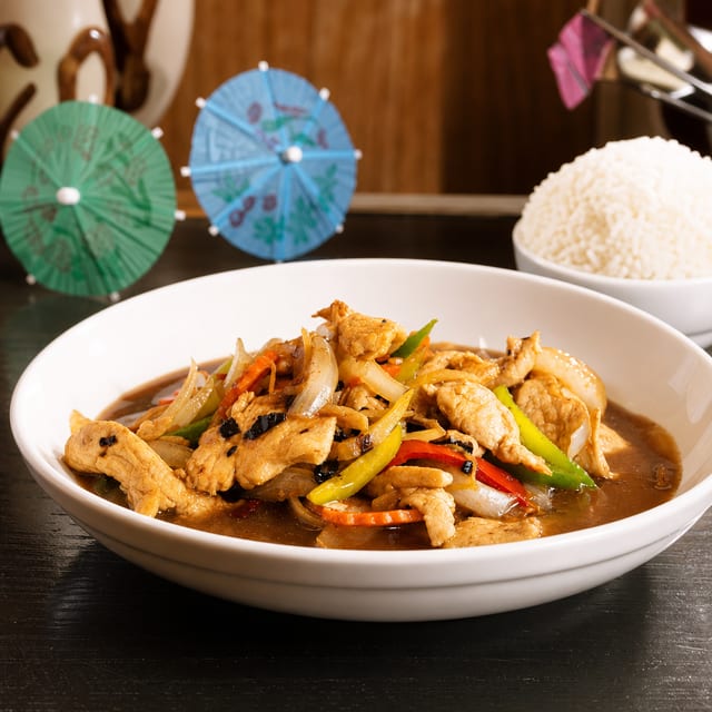Chicken Black Bean Sauce.