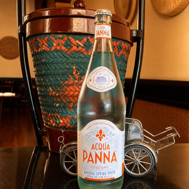 Acqua Panna.