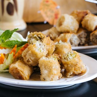 Crispy Veggie Spring Rolls(3)